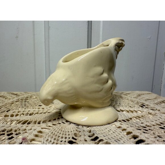 Vintage 50"s Yellow Chicken Small Planter Vase Farmhouse. - Picture 1 of 12